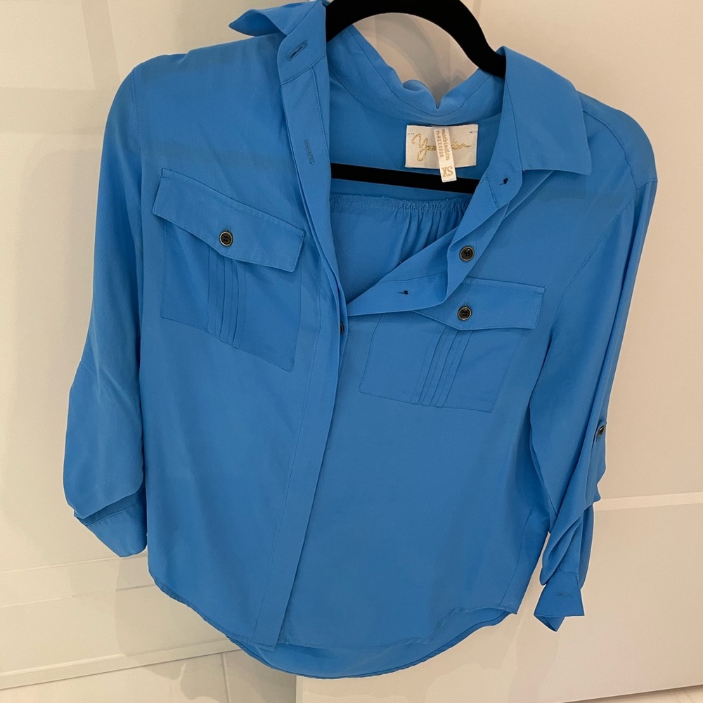 Yumi Kim Blue Blouse